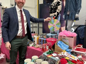 Supporting image for story: Alex Ballinger MP helps with Asda Halesowen fundraising