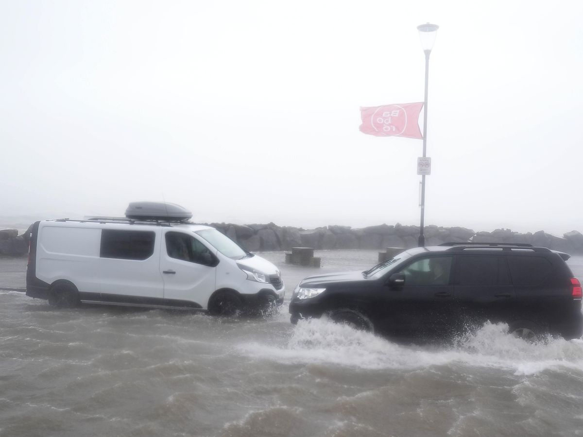 Storm Amy: Man dies and hundreds of thousands without power across Ireland