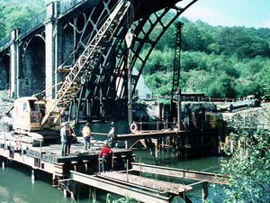 Supporting image for story: Ironbridge museums at 50: Duck race that nearly quacked Iron Bridge 