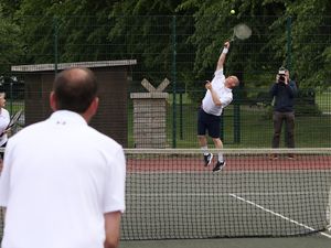Supporting image for story: In Pictures: Tennis and ‘splat the rat’ – Party leaders seek support on Saturday