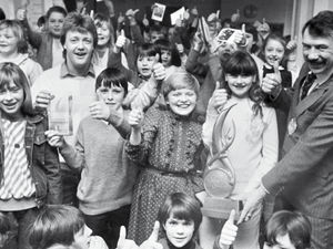 Supporting image for story: The day Swap Shop star Cheggars visited a Shropshire school - plus your collection of letters