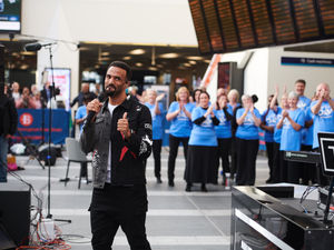 Supporting image for story: Craig David stuns commuters with live show in New Street Station 