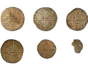 Supporting image for story: Medieval coins found near Oswestry are declared treasure