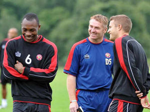 Supporting image for story: Walsall players fighting fit for boss