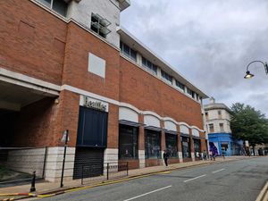 Smoke over the city centre