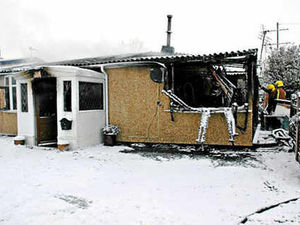 Supporting image for story: Couple tell of blast due to cowboy's work