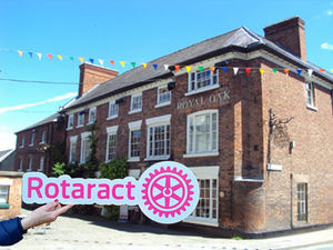 The Royal Oak in Welshpool welcomes the Welshpool Rotaract club