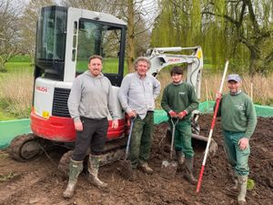 Supporting image for story: Work under way to create peace garden at Harper Adams University 