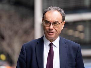 Bank of England governor Andrew Bailey head and shoulders