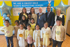 Supporting image for story: First primary school in Sandwell to get gold!