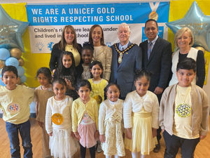 Supporting image for story: First primary school in Sandwell to get gold!