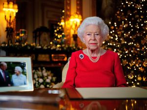 Supporting image for story: Queen’s touching tributes to Philip in first Christmas message since his death