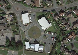 The road outside the community centre on Cabin Lane could be getting new parking restrictions. Photo: Google