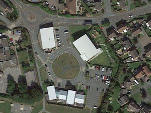 The road outside the community centre on Cabin Lane could be getting new parking restrictions. Photo: Google