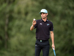 Supporting image for story: Joaquin Niemann holds commanding lead ahead of final LIV Golf UK round in Staffordshire
