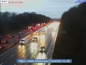 Supporting image for story: Seven miles of congestion after M6 crash between lorry and car