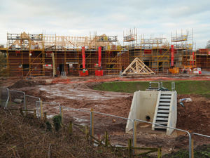 Supporting image for story: First of 200 new Penkridge homes taking shape