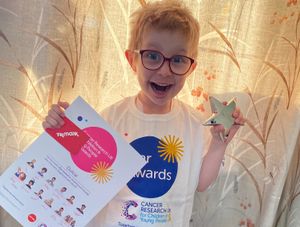 Supporting image for story: Brave Shropshire girl Dulcie's certificate joy as family awaits next stage of cancer treatment