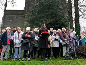 Supporting image for story: New memorial unveiled as village turns out to honour the women of war in churchyard near Dudley