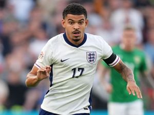 Morgan Gibbs-White in action for England