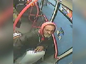 Supporting image for story: Caught on CCTV: Man sought after passenger slashed trying to break up bus fight