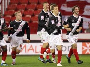 Supporting image for story: Kevan Hurst dedicates goal to baby