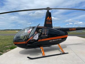 A resident at a care home in Wolverhampton has had a ride in a helicopter 