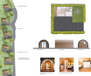 The proposed accomodation pods