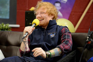Supporting image for story: Pics and video: Ed Sheeran joins Radio One's Scott Mills at Harper Adams Uni