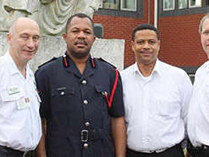 Supporting image for story: Fire service plays host to visitors