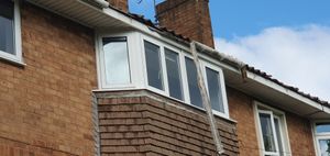 A broken piece of guttering was the biggest damage caused