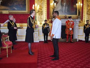Supporting image for story: Princess Royal declines chance to learn how to rap at investiture