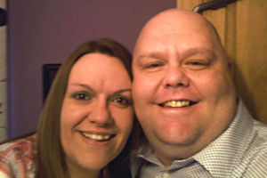 Mark and Tina met, fell in love and then lost weight together