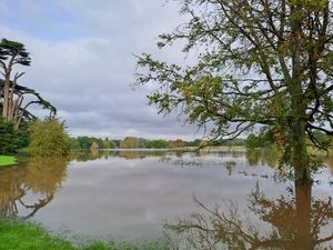 Flooding at Attingham Park. Photo: NT/ Jo Armstrong