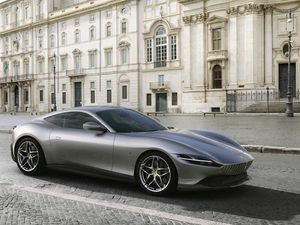 Supporting image for story: Ferrari reveals V8-powered Roma coupe