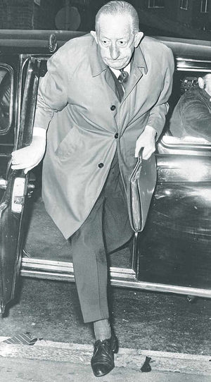 Lord Wigg, pictured in 1976