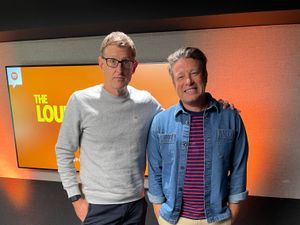 Louis Theroux and Jamie Oliver