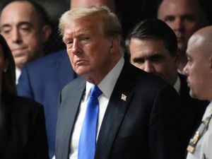 Supporting image for story: Judge strikes wording from Trump documents case but will not dismiss charges