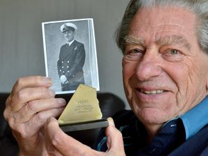 Supporting image for story: Rare artefact from sunken WW2 ship ends up in Shropshire