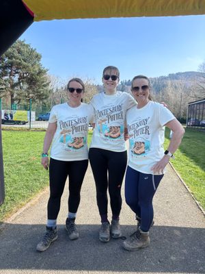 Hundreds of people took part in the event.