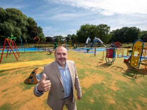 Supporting image for story: Days away from opening of Wolverhampton East Park's new play area and splash pad