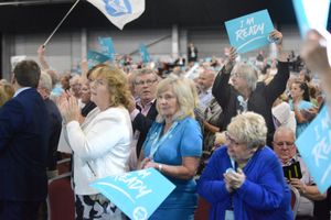 A standing ovation at the Brexit Party West Midlands conference