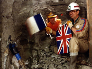 Supporting image for story: Tunnel breakthrough did not herald a meeting of minds