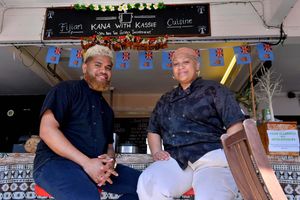 Kele Raturoko and Kassie Tanumi from Fijian food store 'Kana with Kassie' say the easing of restrictions will open doors for their business