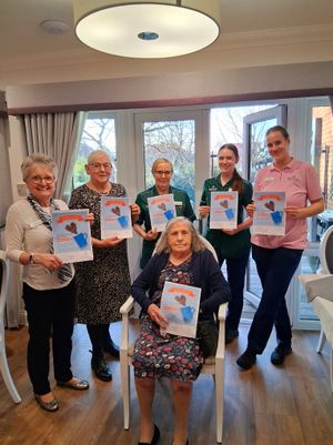 Staff, Volunteers & Resident at Iverley View Care Home