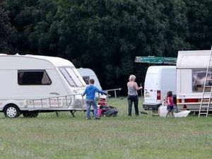 Supporting image for story: Travellers break into Wednesfield parkland