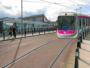 Supporting image for story: Calls for trams to travel from centre to station in extension plan
