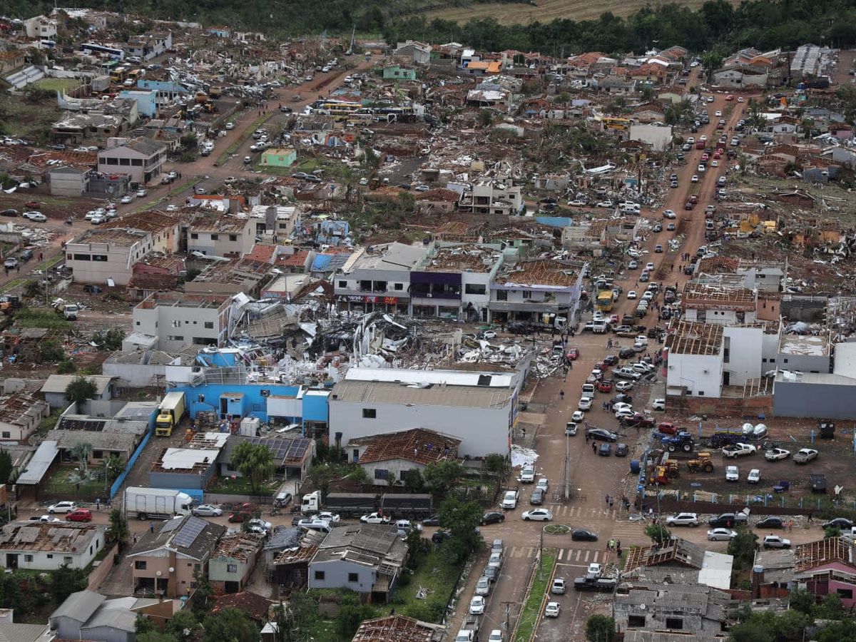 Powerful tornado in Brazil kills six people and injures hundreds more