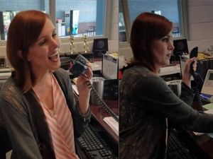 Supporting image for story: Singing receptionist goes utterly viral with end of term performance