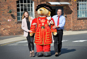 Merrythought Bear shop in Ironbridge celebrated its 90th birthday by asking its followers to send in their stories and memories from the past 90 years. Pictured left is MD Sarah Holmes and gen manager Ian Wicklen